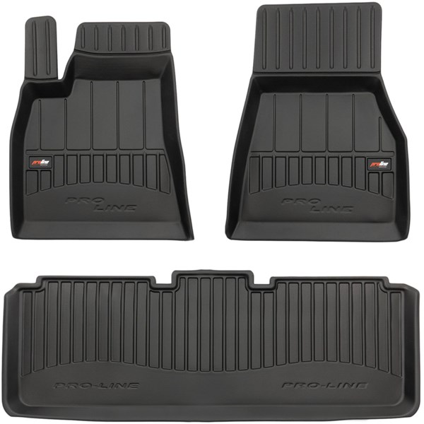 Gummimåtter - Gummimåtte, kupé 3D PROLINE Tesla S 2012-... Frogum