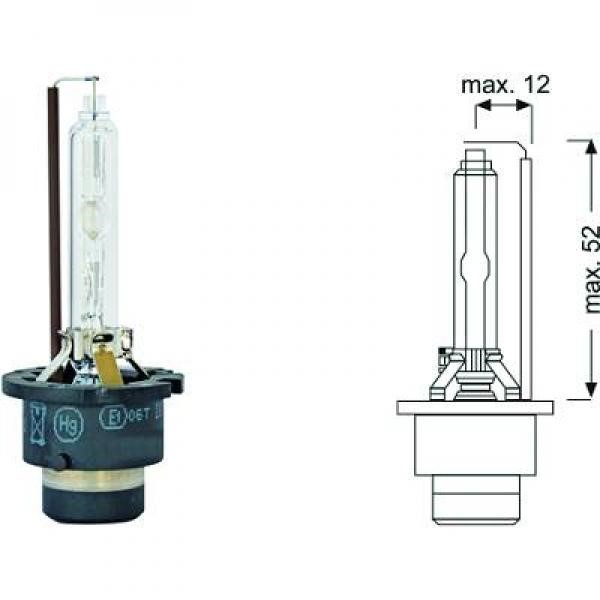 Pære, forlygte - Xenonpære DIEDERICHS D2S P32d-2 85V DIEDERICHS DIEDERICHS