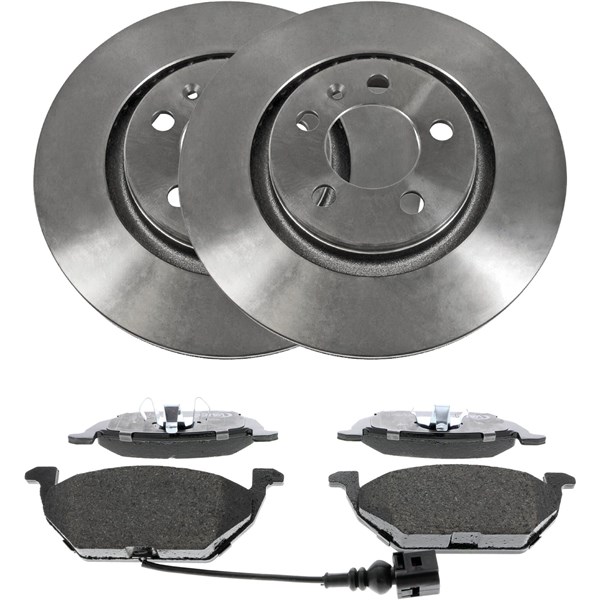 Bremsesæt, Skivebremser Indvendig ventileret, Foraksel VAICO VAICO