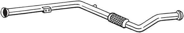 Udstødningsrør, Midten BOSAL BOSAL
