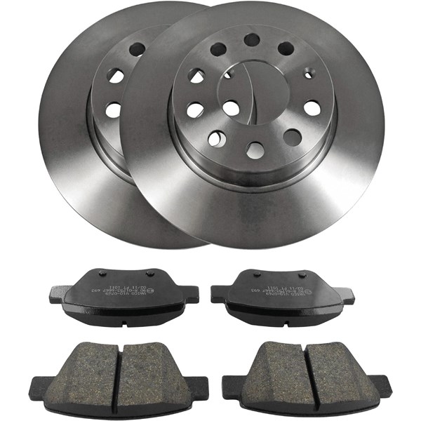 Bremsesæt, Skivebremser Solid, Bagaksel VAICO VAICO