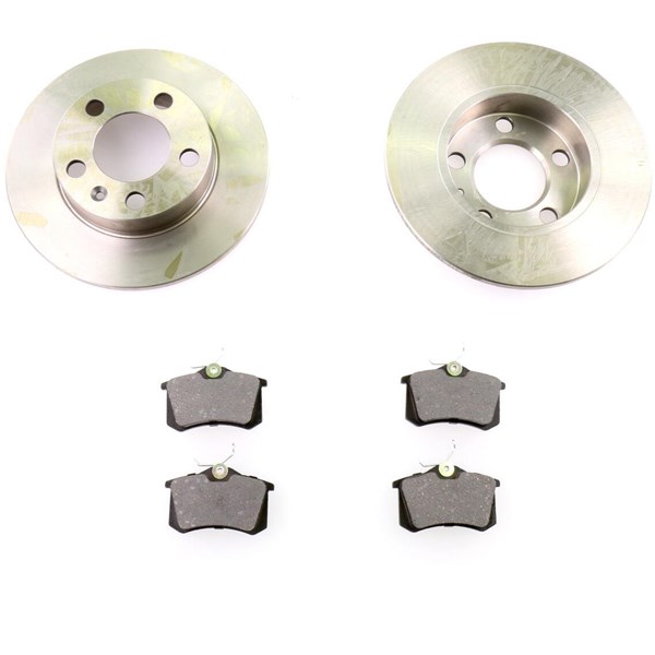 Bremsesæt, Skivebremser Solid, Bagaksel VAICO VAICO