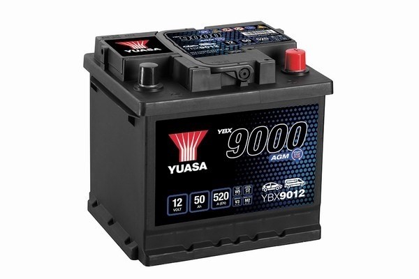 YBX9000 AGM Start Stop Plus Batteries YUASA