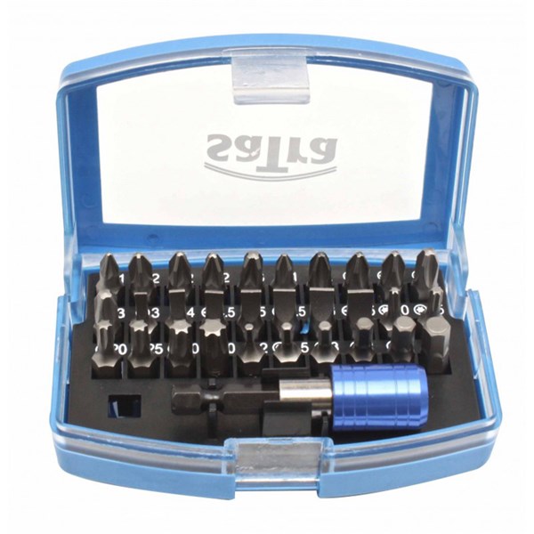 Firkantadapter-bitssæt - Bitssæt 31 dele