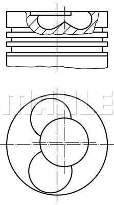 Stempel MAHLE MAHLE