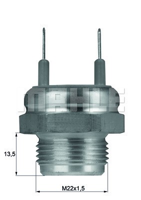 Temperaturkontakt, kølerventilator MAHLE MAHLE