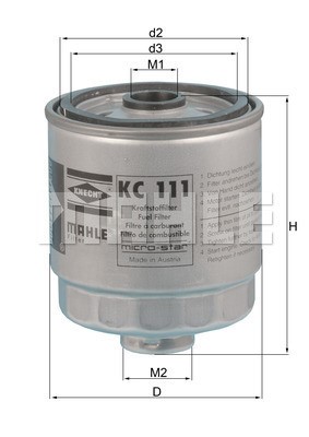 Brændstof-filter KNECHT KNECHT