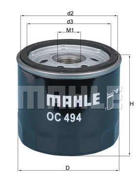Oliefilter KNECHT KNECHT