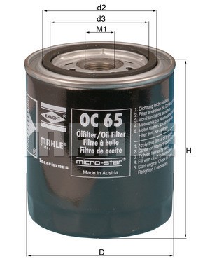 Oliefilter KNECHT KNECHT