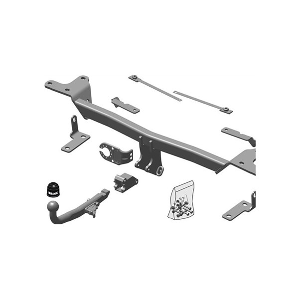 Anhængertræk-sæt med aftagelig kugle BRINK BRINK