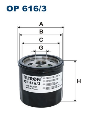 Oliefilter FILTRON FILTRON