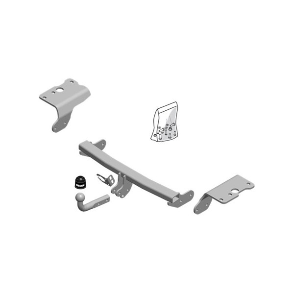 Anhængertræk-sæt med fast kugle BRINK BRINK