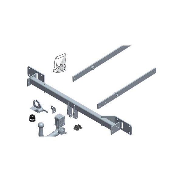 Anhængertræk-sæt med aftagelig kugle BRINK BRINK