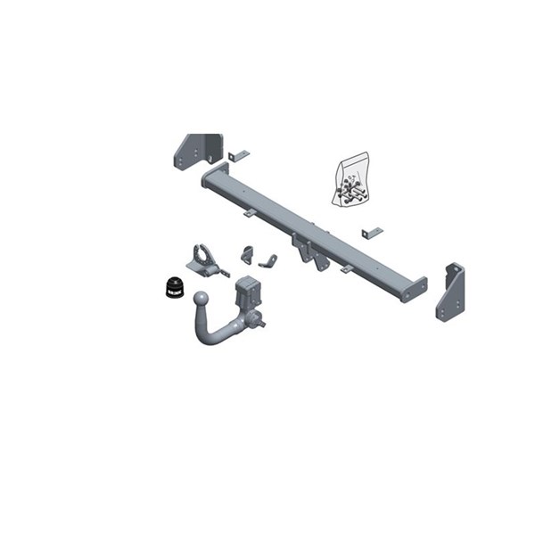 Anhængertræk-sæt med aftagelig kugle BRINK BRINK