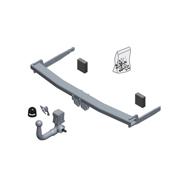 Anhængertræk-sæt med aftagelig kugle BRINK BRINK