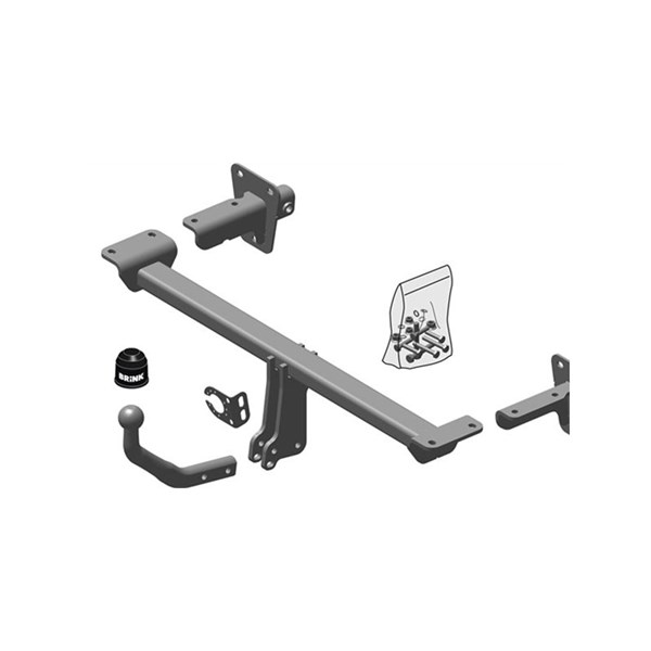 Anhængertræk-sæt med fast kugle BRINK BRINK