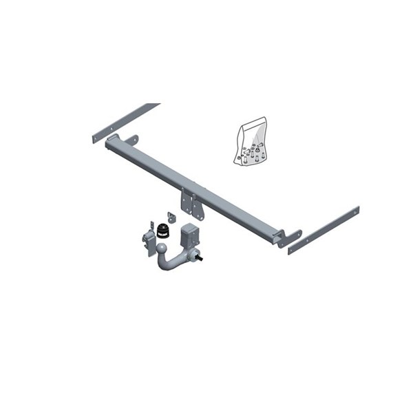 Anhængertræk-sæt med aftagelig kugle BRINK BRINK