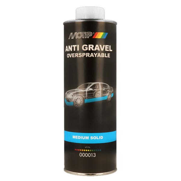 Anti Gravel Stenslagsbeskyttelse hvid 1L MOTIP