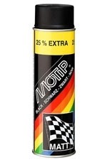 Flat Mat Sort Spraymaling mat 500ml MOTIP