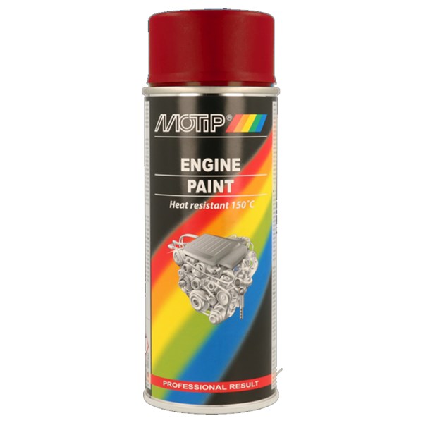 Motormaling spray rød 400ml MOTIP
