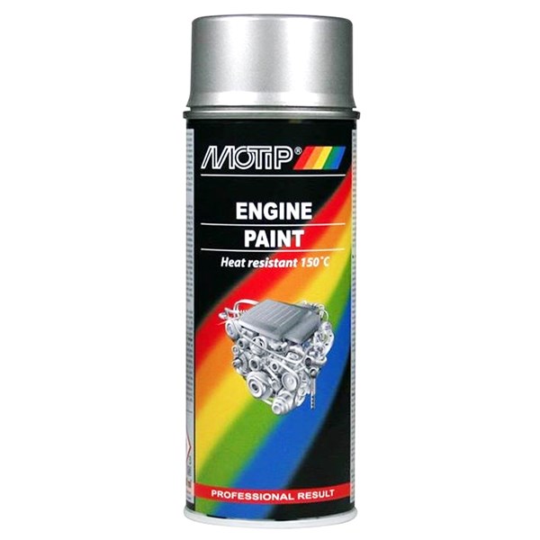 Motormaling spray aluminium 400ml MOTIP