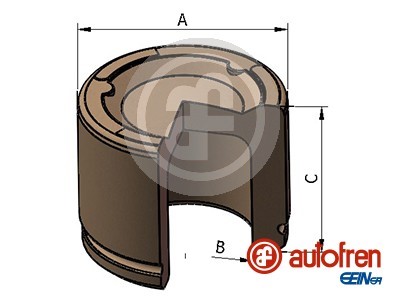 Stempel, bremsekaliper, Foraksel AUTOFREN SEINSA AUTOFREN SEINSA