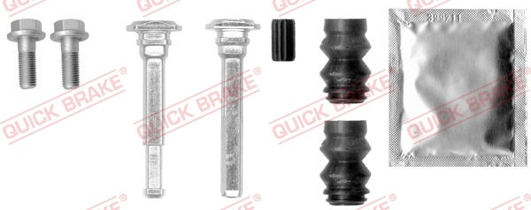 glidersæt, bremsekaliper Solid, Bagaksel, Foraksel