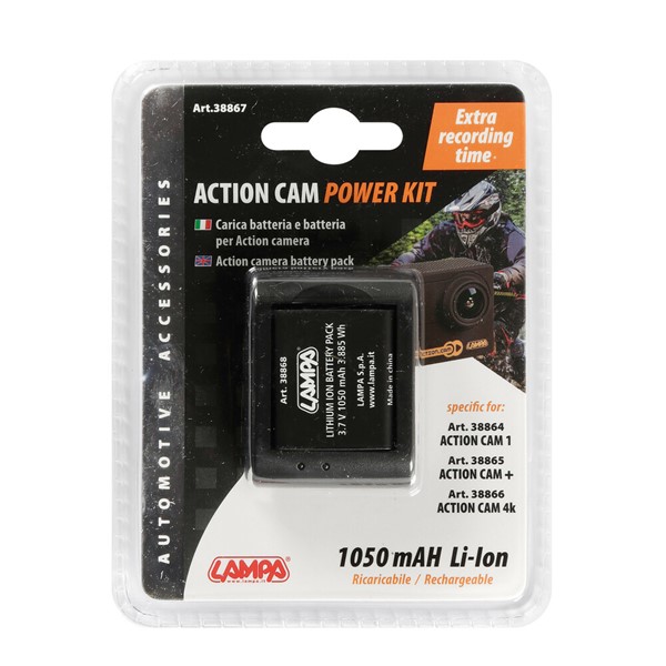 Action Kamera batteripaket LAMPA Lampa