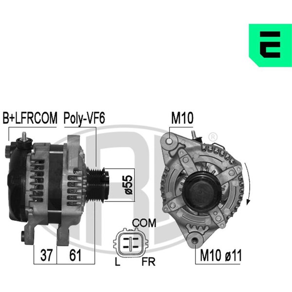 Generator 14V 150A ERA OEM ERA OEM
