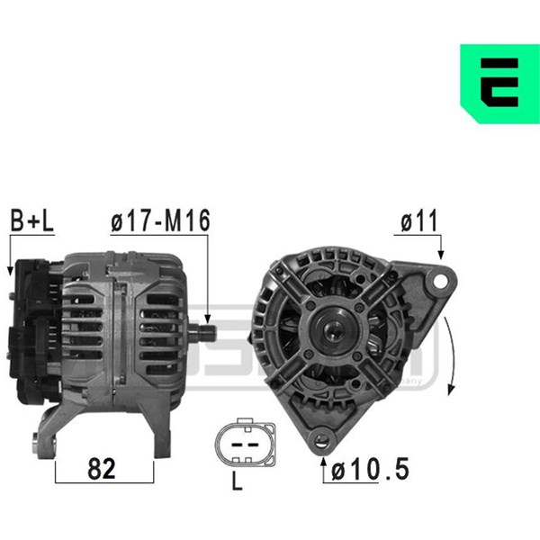 Generator 14V 110A ERA OEM ERA OEM