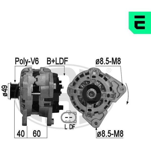 Generator 14V 110A ERA OEM ERA OEM