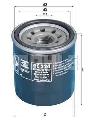 Oliefilter KNECHT KNECHT