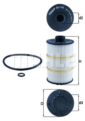 Oliefilter KNECHT KNECHT