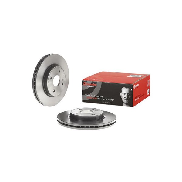 Bremseskive Indvendig ventileret, Foraksel BREMBO BREMBO