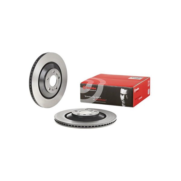 Bremseskive Indvendig ventileret, Bagaksel BREMBO BREMBO