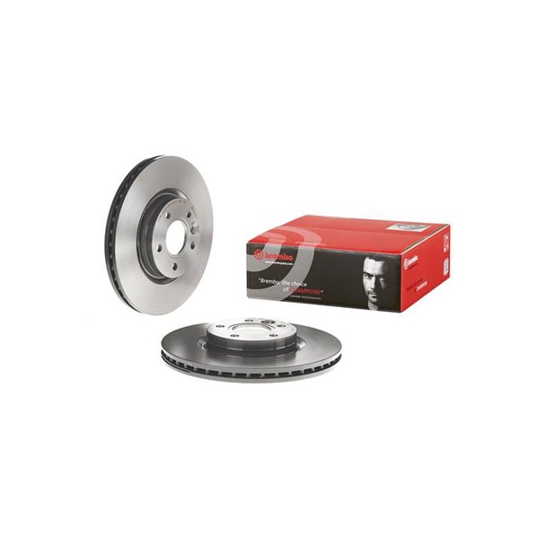 Bremseskive Indvendig ventileret, Foraksel BREMBO BREMBO
