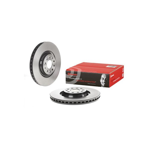 Bremseskive Indvendig ventileret, Foraksel BREMBO BREMBO