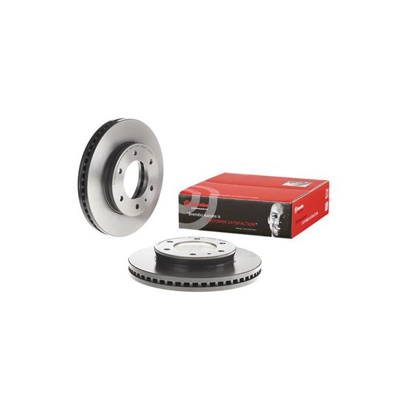 Bremseskive Indvendig ventileret, Foraksel BREMBO BREMBO