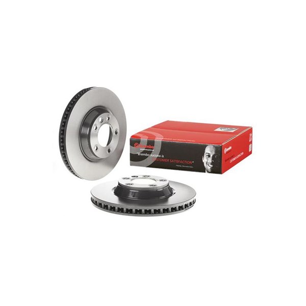 Bremseskive Indvendig ventileret, Foraksel BREMBO BREMBO