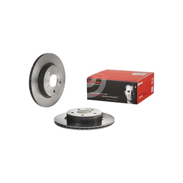 Bremseskive Indvendig ventileret, Bagaksel BREMBO BREMBO