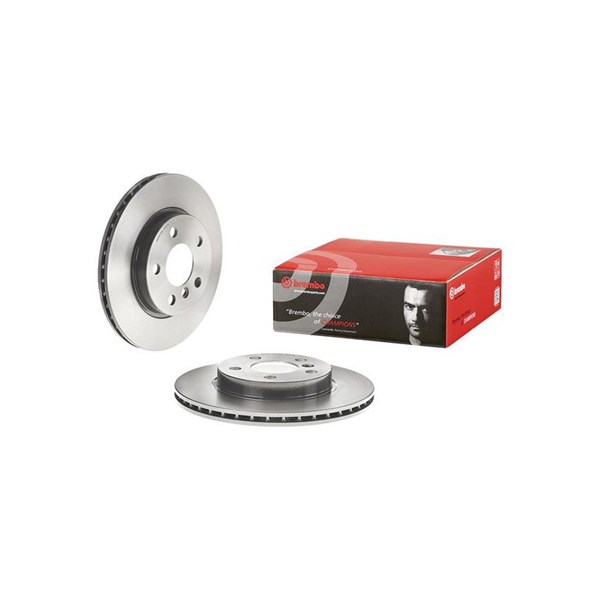 Bremseskive Indvendig ventileret, Foraksel BREMBO BREMBO