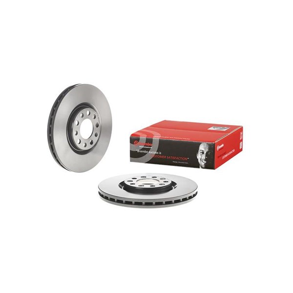 Bremseskive Indvendig ventileret, Foraksel BREMBO BREMBO
