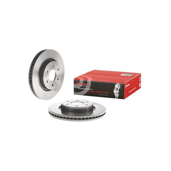 Bremseskive Indvendig ventileret, Foraksel BREMBO BREMBO