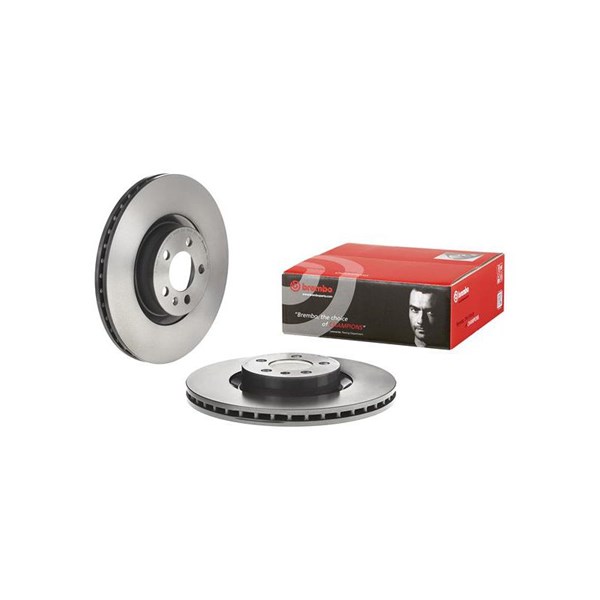 Bremseskive Indvendig ventileret, Foraksel BREMBO BREMBO