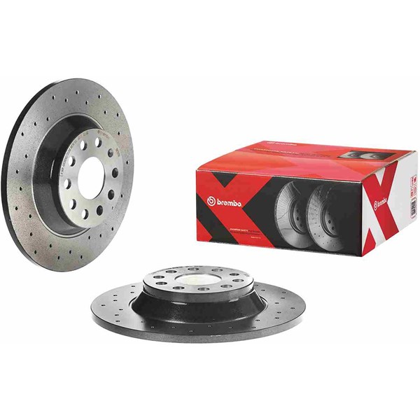 Bremseskive Solid, Bagaksel BREMBO BREMBO