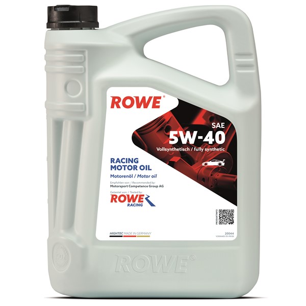 Motorolie Rowe Hightec Racing Motor Oil Sae 5w-40 5l ROWE