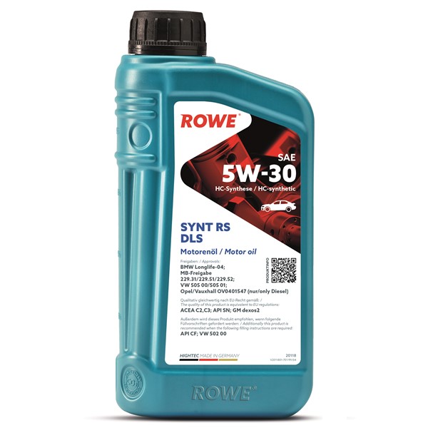 HIGHTEC SYNT RS DLS SAE 5W-30 (20118) ROWE ROWE