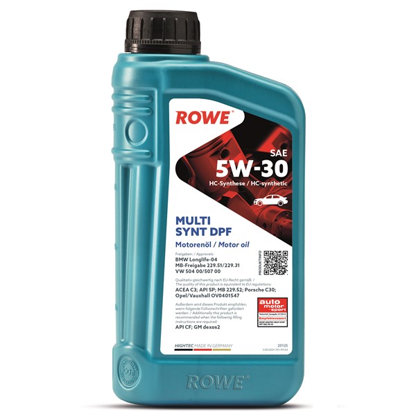 HIGHTEC MULTI SYNT DPF SAE 5W-30 (20125) ROWE ROWE