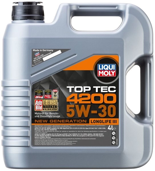 Top Tec 4200 5W-30 New Generation LIQUI MOLY LIQUI MOLY