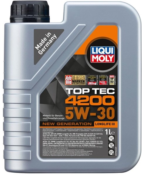 Top Tec 4200 5W-30 New Generation LIQUI MOLY